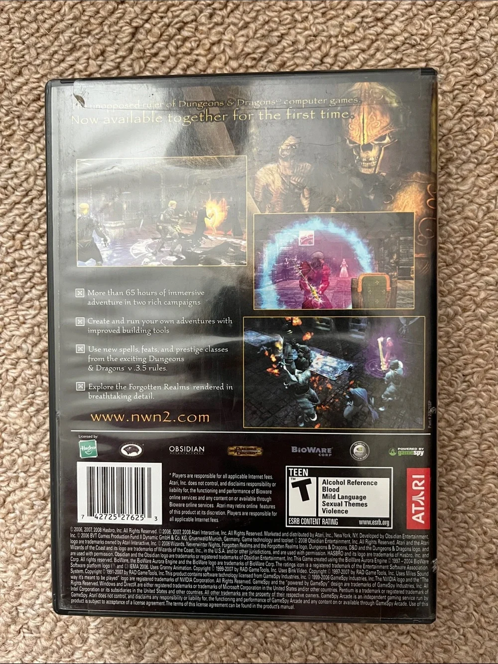 Neverwinter Nights 2 Gold (Black) - Atari PC
